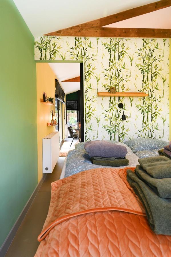 Zen-Bungalow No 1 Met Sauna En Hottub Rheezerveen المظهر الخارجي الصورة